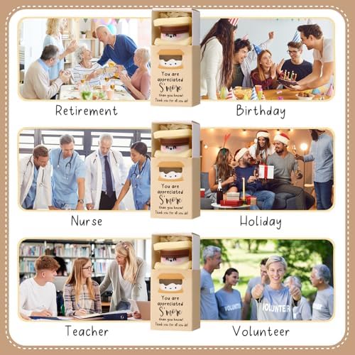 100 Sets Appreciation S'More Gifts for Employee Coworker Staff - Image 6