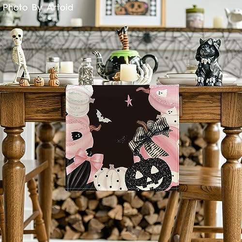 Artoid Mode 210 GSM Halloween Table Runner Home Party Decor 13x72 Inch - Image 2