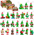 Green Monster Mini Christmas Decorations Figurines (48 Pcs) by DEXKWEN