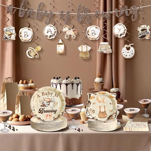 180Pcs Halloween Ghost Party Supplies Paper Plates and Napkins Serve 60 - Image 6