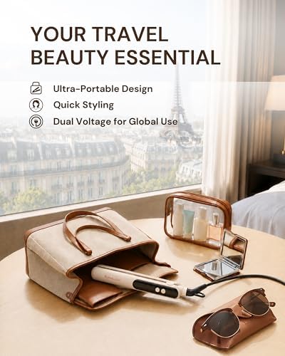 ANNLARY Mini Hair Straightener, Portable Flat Iron for Travel - Image 3