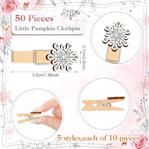 Patelai 321 Pcs Baby Shower Games Supplies, Snowflake - Image 3
