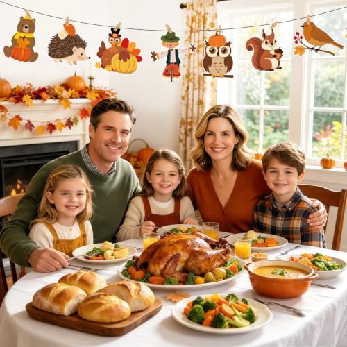 54Pcs Fall Bulletin Board Decorations, Thanksgiving Cutouts Classroom Decor - Image 7