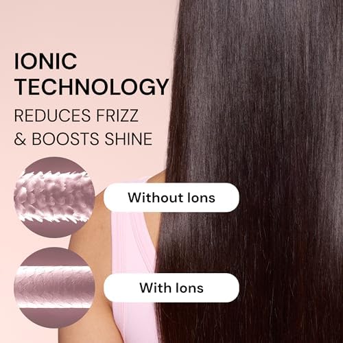 L'ANGE HAIR Axia HaloRing Ionic Hair Dryer | High Speed Professional Blow Dryer for Smooth, Frizz-Free Styles | Lightweight Brushless Motor with Concentrator & Wall Mount | 4 Heat Settings | Purple - Image 3