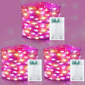 3 Pack Valentines Day Decorations Total 49.2 Ft 150 LED Valentines Lights by TURNMEON