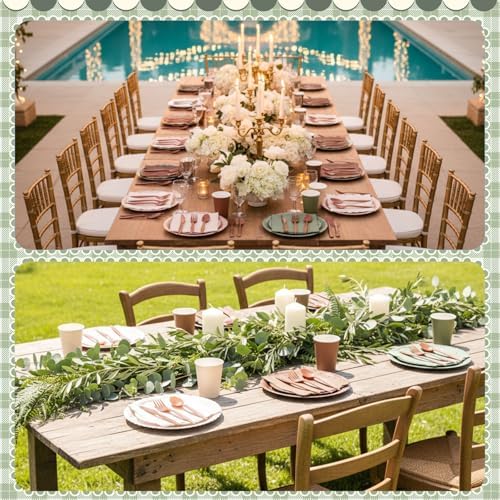 Zhehao 175 Pcs Woodland Paper Plates and Napkins Party Supplies - Image 6