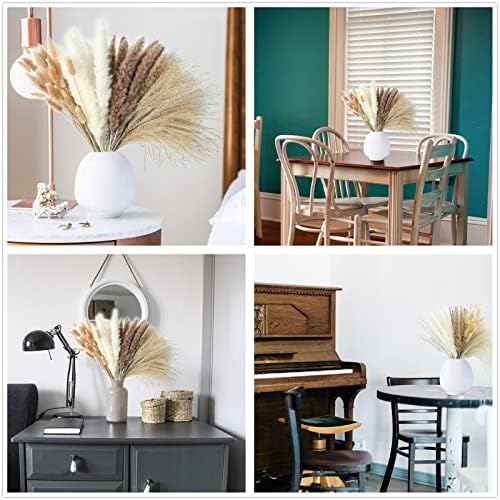 220 PCS Dried Flower Bouquet – Pampas Grass, Floral Decor for Home, Wedding, and Boho Style | Perfect for Vases, Fall, Spring, Summer, and Winter Arrangements - Image 5