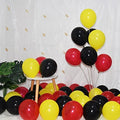 300 Pack Red Black and Yellow Balloons - 5 Inch Mini Red Black Yellow Latex Small Balloons - 100 of Each Colors for Party Balloons Arch Wreath Assorted Colors Decorations by BAOKUANHU