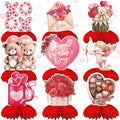 Valentine Honeycomb Centerpieces for Table, Valentine Table Decorations by Adeyoo