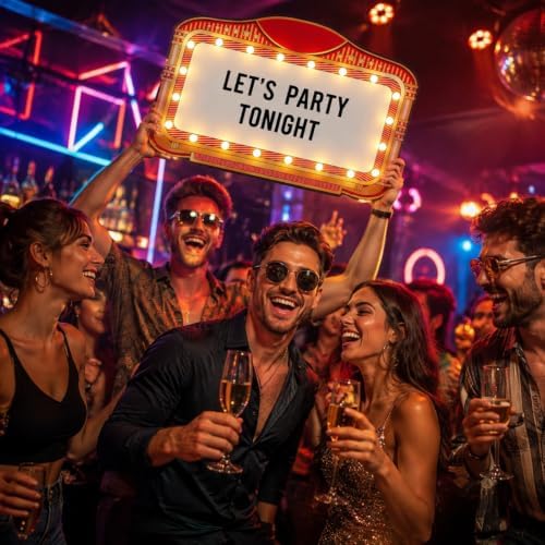 Aurelema 1pcs 23.6'' LED Custom Bottle Service Sign for Wedding Night Club - Image 5