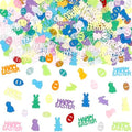 Easter Confetti Bunny Rabbit Egg Chicken Shape Table Scatters Confetti for Easter Decorations Birthday Party Bunny Party Sets by Unknown