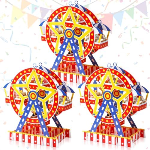 Epakh 3 Set Carnival Ferris Wheel Centerpiece Party Decor, Circus by Epakh