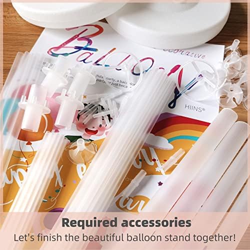 Balloon Column Stand Kit Set of 2 - Balloon Stand with Base, and Pole,Balloon Tower Backdrop Decoration for Wedding, Baby Shower, Birthday Party, or Bachelorette Parties - Image 3