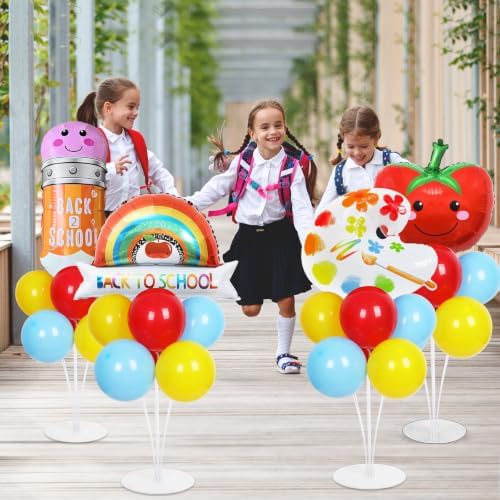 Naozinebi 4 Sets Back to School Party Balloons Stand Kit Party Decor - Image 7