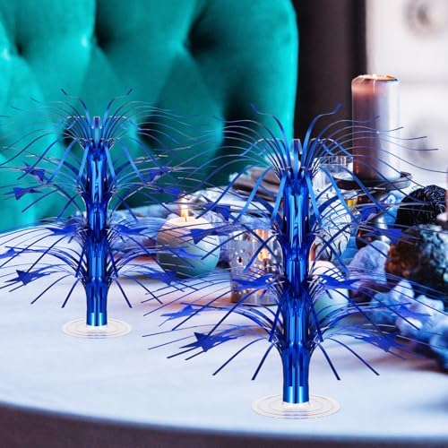 6 Pcs Star Centerpiece, Blue - Image 6