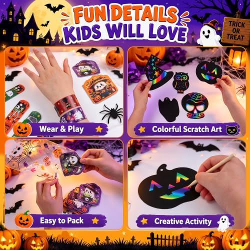24 Pack Halloween Party Favors Classroom Gifts Set - Image 5