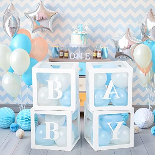 Voircoloria Baby Balloon Boxes with Letters, 4 Balloon Boxes - Image 3