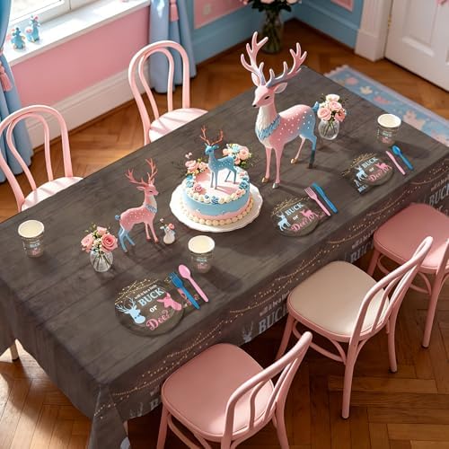 170 Pcs Buck or Doe Gender Reveal Party Decorations Serves 24 - Image 5