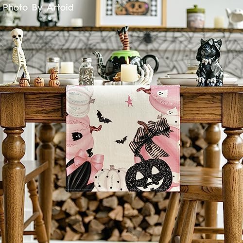 Artoid Mode 210 GSM Halloween Table Runner Home Party Decor 13x60 Inch - Image 2