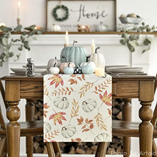 Artoid Mode 210 GSM Fall Table Runner Home Party Decor 13x120 Inch - Image 2