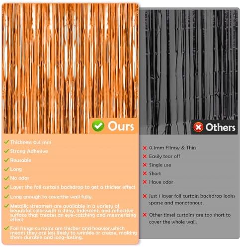 OHOME Thanksgiving Decorations -Thanksgiving Backdrop Streamers | Friendsgiving Decor for Indoor Outdoor Outside - Fall Porch Banner Essentials for Door Wall Party Favors Photo Booth Props,2 Pack - Image 3