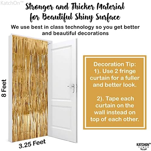 KatchOn XtraLarge, Champagne Gold Backdrop - 3.2x8 Feet, Pack of 2 - Image 3