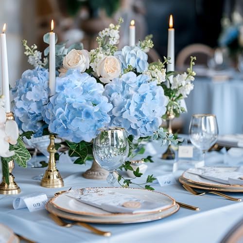 Auihiay 304Pcs Hydrangea Artificial Flowers Bulk, Faux Artificial Hydrangea - Image 6