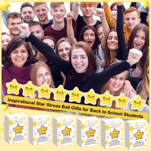 Wettarn 24 Sets Back to School Gift for Students Star Balls - Image 6