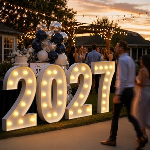 Imprsv Marquee Numbers 4FT Large Light Up Numbers 10 Birthday Decorations - Image 5