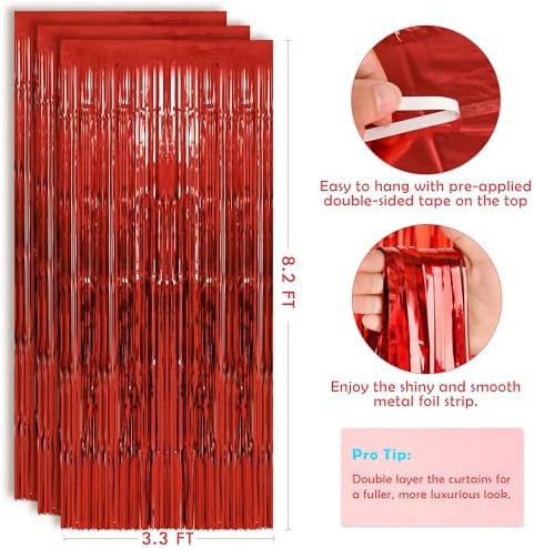 Christmas Decorations - Valentines Decor Backdrop Banner for Wall Door - Image 4