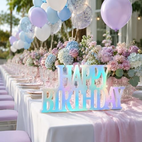 Novabright Happy Birthday Sign, Laser, No Glitter - Image 5