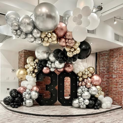 PartyWoo Rose Gold Shades Balloon Garland Kit, 140 pcs Shades of Rose Gold Balloons Different Sizes Pack of 18 Inch 12 Inch 10 Inch 5 Inch for Balloon Garland, Birthday Decorations, Party Decorations - Image 5