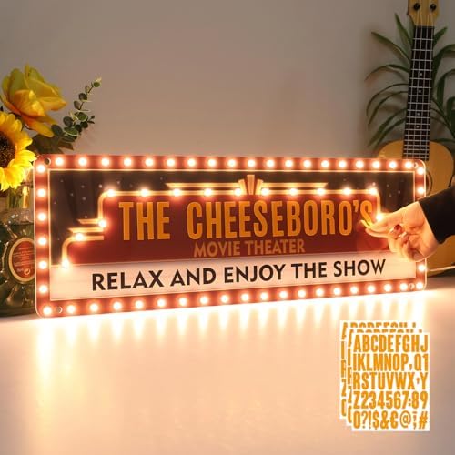 Large Wedding Bottle Service Sign, Personalized Wedding Entrance Props Led Marquee Sign for Reception, 22IN Custom Waterproof Light up Marquee Sign for Bridal Engagement Anniversary Nightclub Gift (Warm White 11) by KiMineon