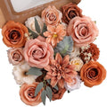 Floweroyal Artificial Flowers Fake Rose Flowers Dahlia with Stems for DIY Wedding Bridal Bouquets, Baby Shower, Floral Arrangement, Table Centerpieces, Home Decorations by FloweroyalCrafts