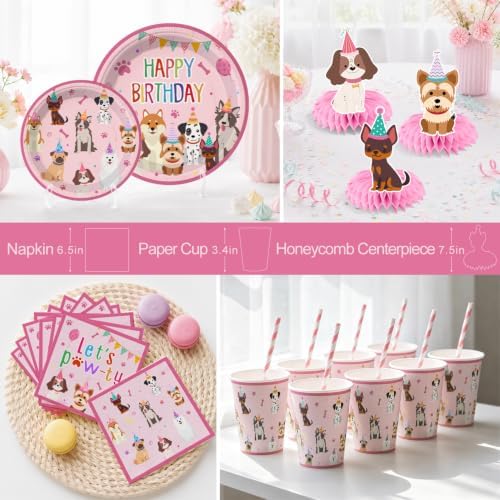Cocomigo 230PCS Puppy Birthday Party Decorations Set Serves 25 - Image 5