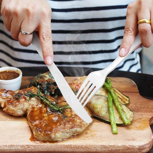 Dealusy 360 Count Extra Heavy Duty White Plastic Knives Disposable - Image 2