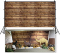 20x10ft Seamless Wood Backdrops for Photography Rustic Grunge Worn Brown Wooden Backdrop Banner Decorations Vintage Wood Board Photography Background Photo Studio Props by Unknown