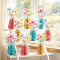 SUNBEAUTY Wildflower Baby Shower Table Decorations Wild Flowers Honeycomb Centerpieces for Garden Baby Shower Spring Floral Table by SUNBEAUTY