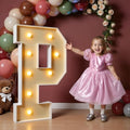 imprsv 3FT Marquee Letters, Large Light Up Letters P Sign for Party Decor by Letsmakeitimpressive