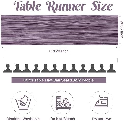 10FT Cheesecloth Table Runner Boho Party Home Decorations - Image 4