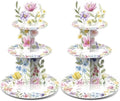 2Pcs 3 Tier Wildflower Party Cupcake Stand Decoration by Unknown