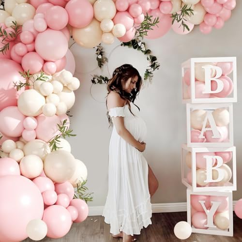 CROSSFINGERS Pink Baby Shower Decorations for Girls - Image 4