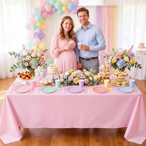 Vesici 452 Pcs Pastel Party Supplies Set for 50 Guests, 6 Colors - Image 5