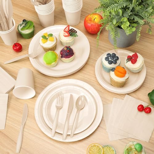 Dandat 350 Pcs Bridal Shower Decorations Baby Shower Party Supplies, Yellow - Image 6