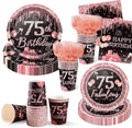 250PCS 75th Birthday Party Decorations for 50 Guestsy by Yaniio