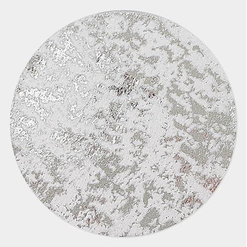 Snowkingdom Silver Disposable Placemats Set of 50 Foil Mesh 13 Inch Round Table Mates Bulk 50 Pack Silver Doilies for Dining Table Wedding Birthday Party Holiday Home Decoration by Snowkingdom
