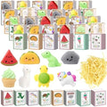 24 Sets Summer Theme Gifts 8 Styles Balls with Positive Boxes by Wettarn