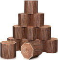 Fullhawl 12 Pcs 3D Tree Stump Boxes, Vbs Fake Wood Centerpieces by Fullhawl