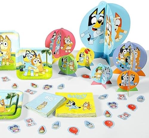 Bluey Table Centerpiece Kit - 27 Pc Set - High-Quality & Sturdy, Perfect Party Essential For Themed Parties & Events - Image 3