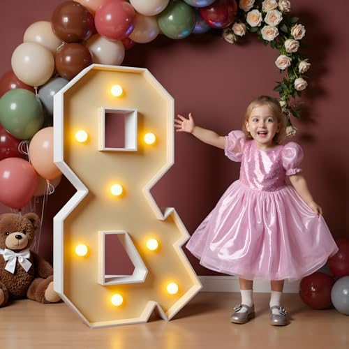 imprsv 3FT Marquee Letters, Large Light Up Letters & Sign for Party Decor by Letsmakeitimpressive